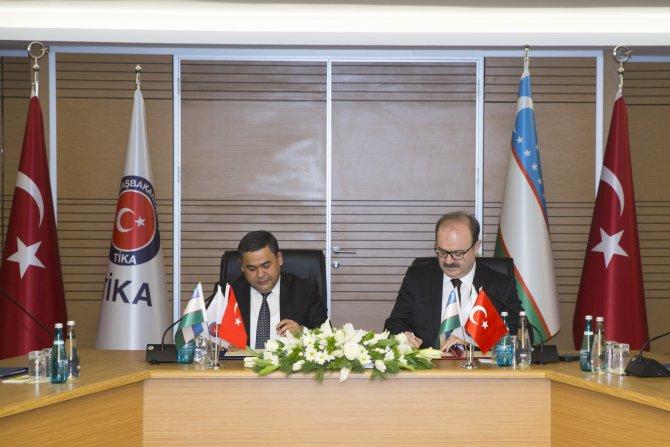 TİKA'dan Özbekistan'da iş birliği protokolü