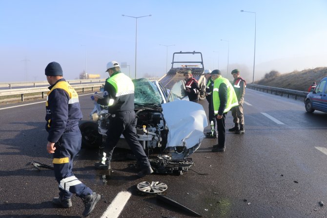 Anadolu Otoyolu'nda trafik kazası: 5 yaralı