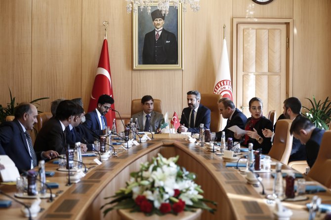 Pakistan Azad Keşmir Parlamento heyeti TBMM'de