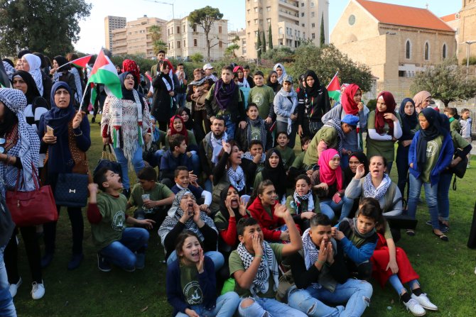 Lübnan'da Kudüs protestoları