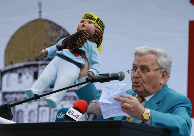 Kocaeli'de "Seninleyiz Kudüs" mitingi