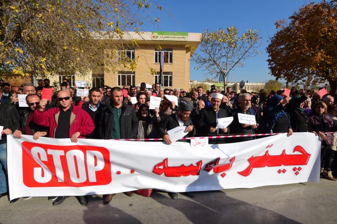 IKBY'de kitlesel gösteri