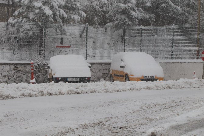 Kırklareli'nde kar yağışı