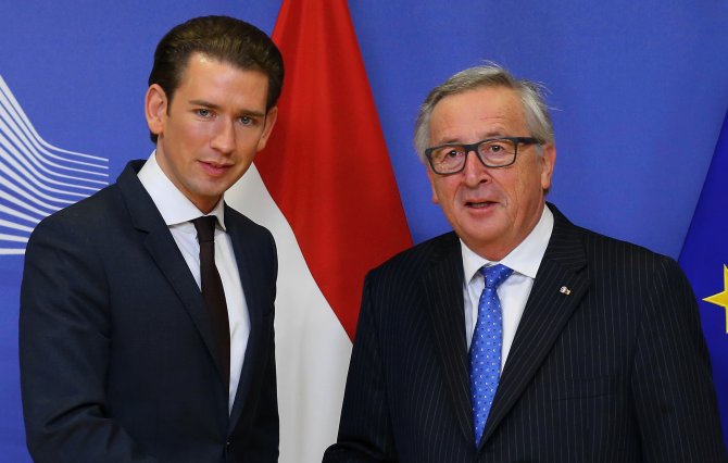 Avusturya'nın yeni Başbakanı Kurz Brüksel'de