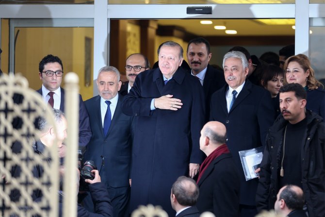 Cumhurbaşkanı Erdoğan'dan Hakkari Valiliği'ne ziyaret