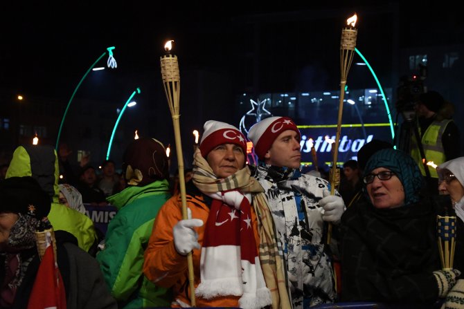 Binlerce kişi Sarıkamış şehitleri anısına yürüdü