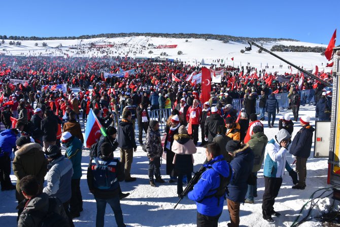 Sarıkamış şehitlerini anma yürüyüşü