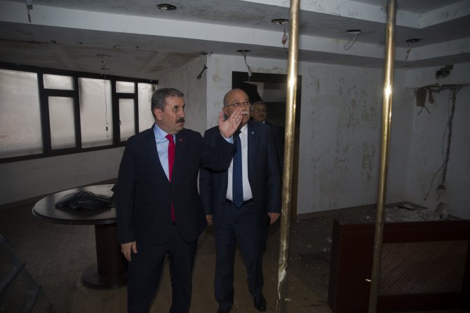 Kamu-Sen'den BBP'ye "geçmiş olsun" ziyareti