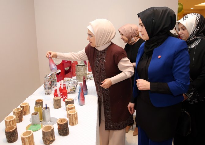 Emine Erdoğan, Sıfır Atık ve Geri Dönüşüm Sergisi'ni açtı