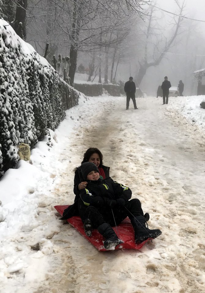 Kartepe'de hafta sonu yoğunluğu