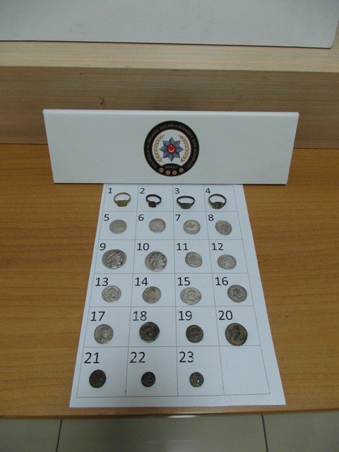 Denizli'de tarihi eser operasyonu