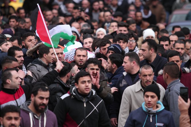 İsrail hapishanesinde ölen Filistinlinin cenaze töreni