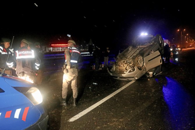 Düzce'de trafik kazası: 4 yaralı