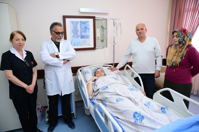 Karnından 20 kilogramlık ur çıktı