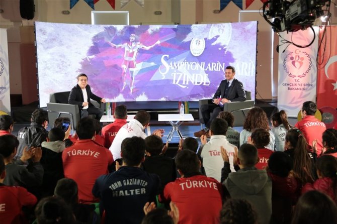 Halil Mutlu, Gaziantepli genç sporcularla buluştu