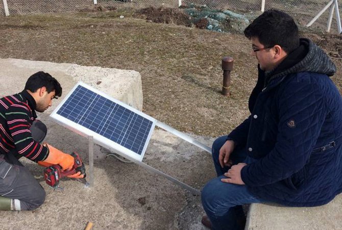 Eymir'de su depoları bakıma alındı