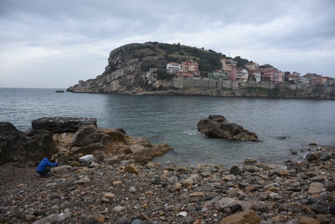 Fırtınada Roma dönemine ait parçalar ortaya çıktı