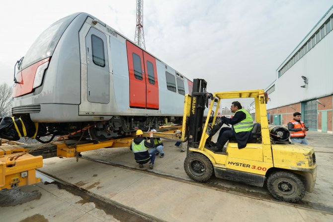 Başkentin metro araç filosu genişliyor