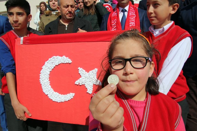 Öğrencilerden Zeytin Dalı Harekatı'na destek