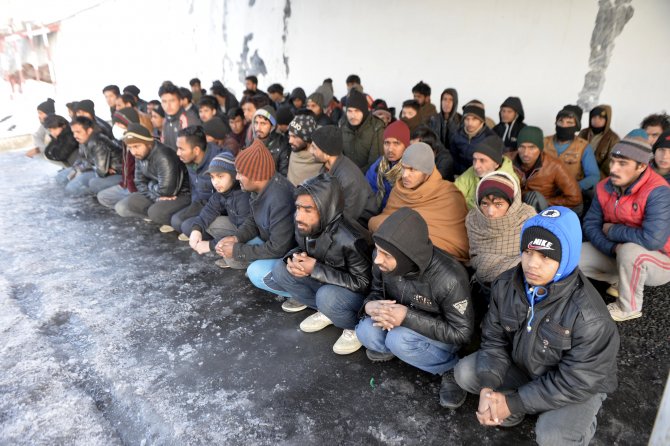 Ardahan'da 79 kaçak yakalandı