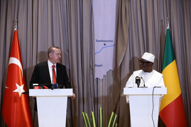 Erdoğan-Keita ortak basın toplantısı