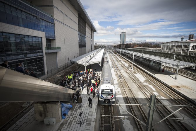Başkentray'da test sürüşü