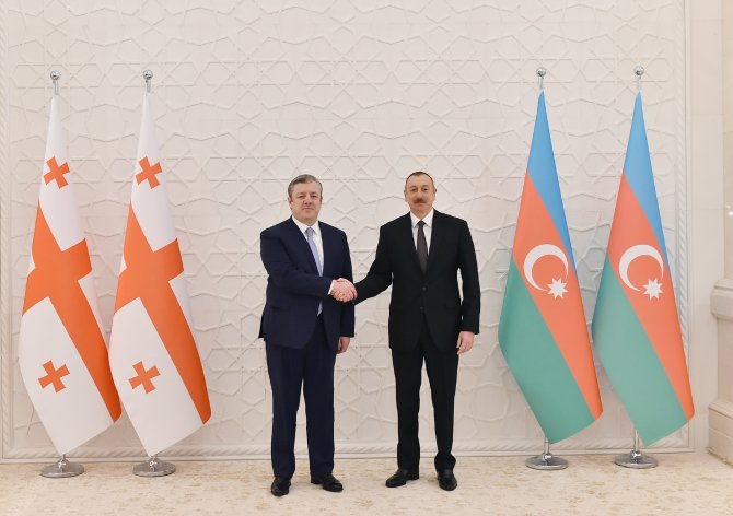 Kvirikaşvili-Aliyev görüşmesi