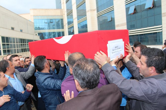 Şehit güvenlik korucuları son yolculuğuna uğurlandı