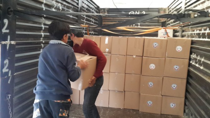 Karakeçili'den El-Bab'a yardım