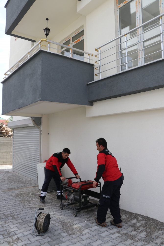 Kas hastası çocuğa itfaiyeden jeneratörlü destek