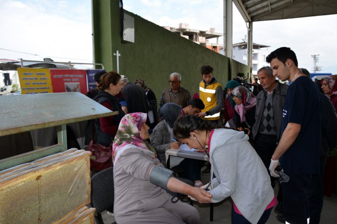 Suşehri’nde öğrencilerden ücretsiz sağlık taraması