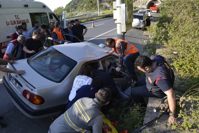 Zonguldak'taki trafik kazası