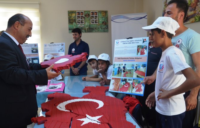 "Özel öğrencilerden" bilim fuarı