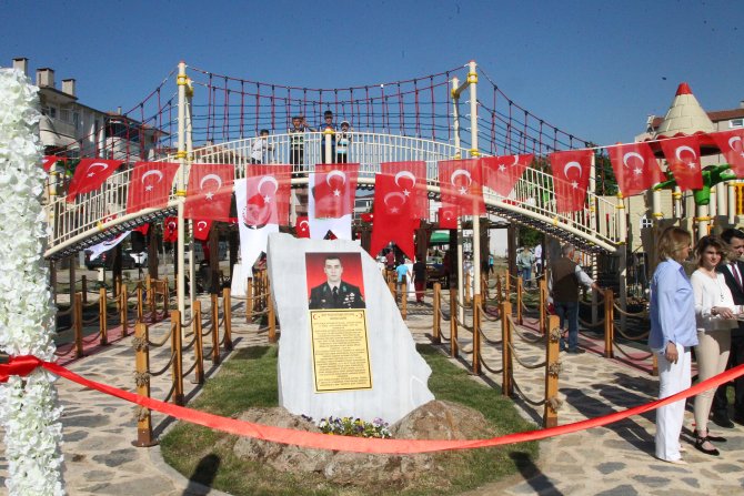 Şehidin adı çocuk parkında yaşayacak