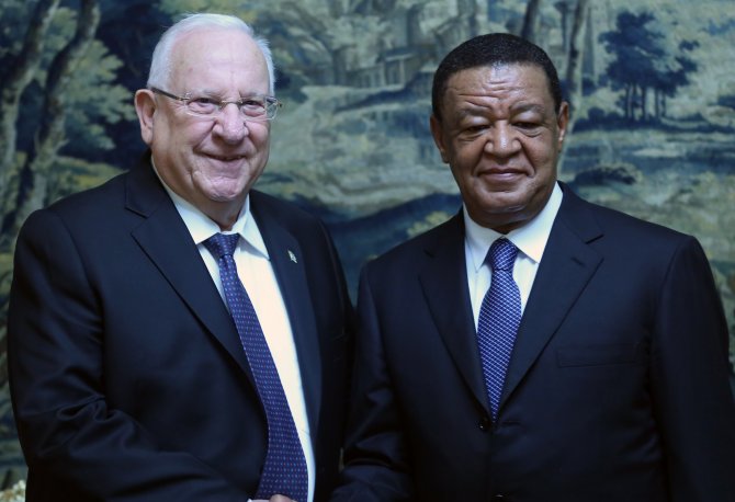 İsrail Cumhurbaşkanı Rivlin, Etiyopya'da