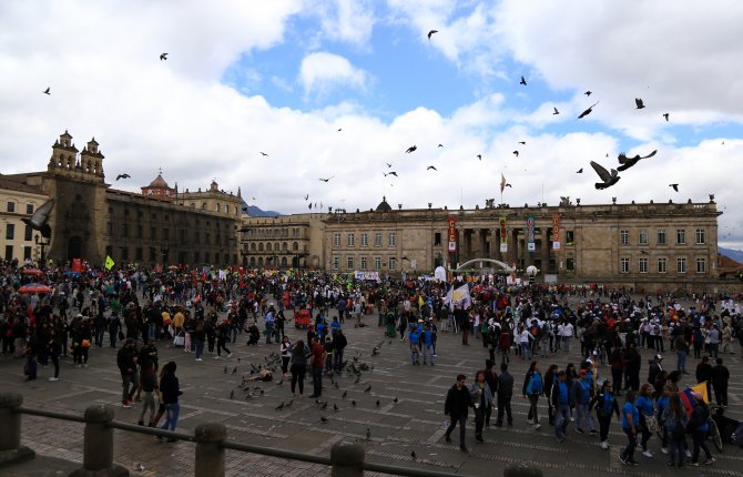 Kolombiya'da 1 Mayıs Emek ve Dayanışma Günü