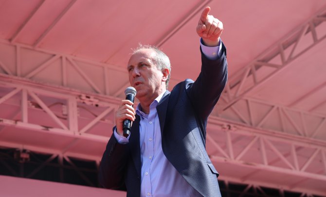 CHP'nin cumhurbaşkanı adayı İnce, Edirne'de