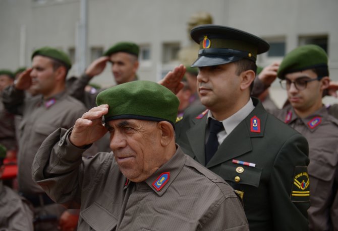 Engellilerin bir günlük temsili askerlik heyecanı