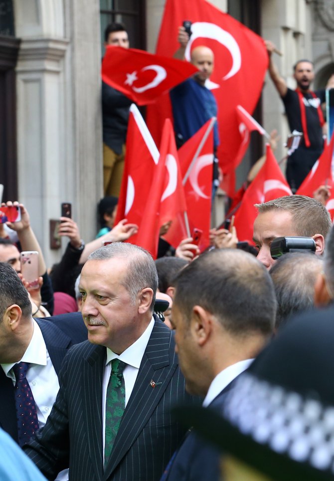 Cumhurbaşkanı Erdoğan İngiltere'de