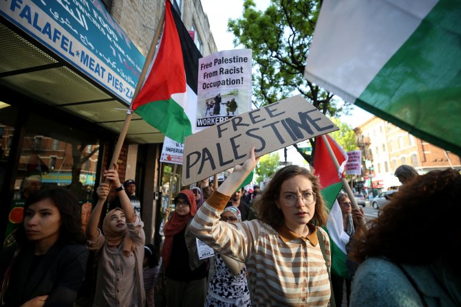 New York'ta "Kudüs" protestosu