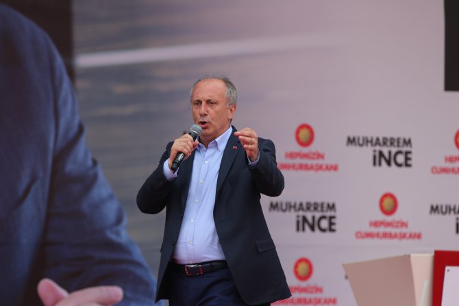 CHP'nin cumhurbaşkanı adayı İnce, Bolu'da