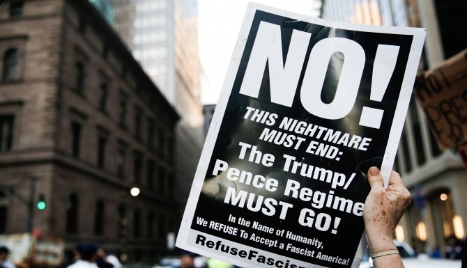 New York'ta Trump'a protesto