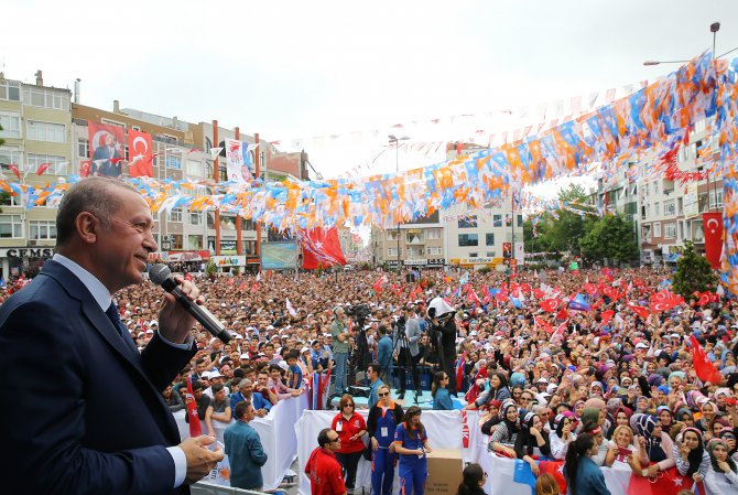 AK Parti'nin Çorlu mitingi