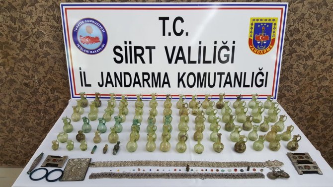 Siirt'te tarihi eser operasyonu