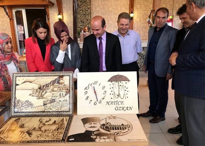 Akıncılar'da yıl sonu sergisi