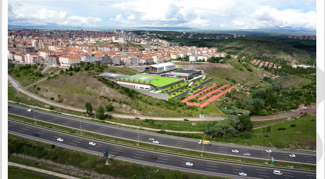 Ayyıldız Spor Kompleksine ilk kazma vuruldu