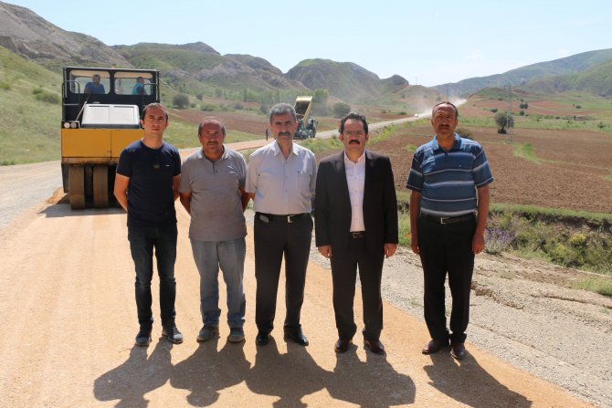 Sivas İl Özel İdaresinin yol çalışmaları