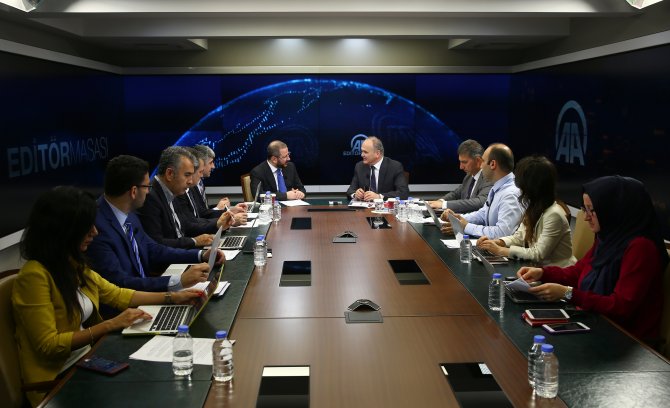 Bakan Özlü, AA Editör Masası'na konuk oldu: (5)