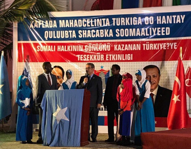 Somali'de "Halkının Gönlünü Kazanan Türkiye’ye Teşekkür" etkinliği