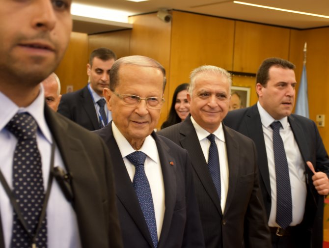 Lübnan Cumhurbaşkanından sığınmacı krizine çözüm çağrısı